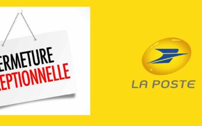 Fermeture estivale du Bureau de Poste