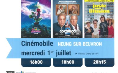 Cinémobile le Mercredi 1er juillet