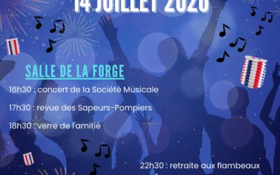 Fête Nationale Mardi 14 Juillet 2026