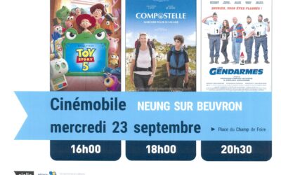 Cinémobile le Mercredi 23 septembre🎬